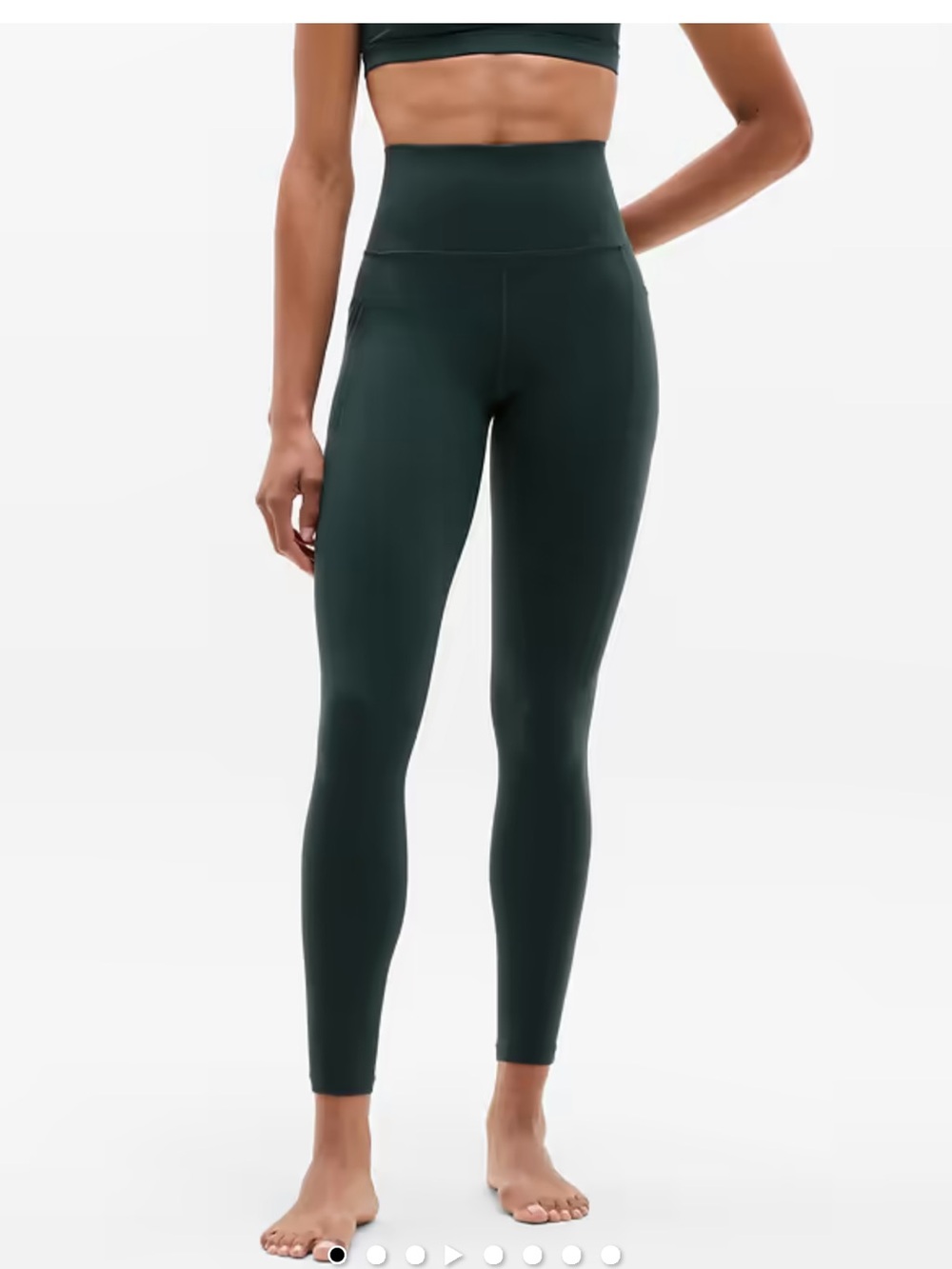 Salutation stash High-Waist Performance Leggings in deep teal. Small